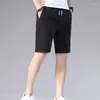 Herenshorts Zomer Sport Recht Los Type Mannelijke Casual Effen Kleur Elastische taille Trekkoord Joggingbroek