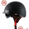 Hełmy motocyklowe Torc T55 Half Face kropka kropka z wewnętrznymi okularami przeciwsłonecznymi wyjmowanymi i zmywalnymi podszewką dla ADT11798453 Drop del otjut