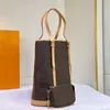 Top quality Tote Cowhide Handbag Purse Shopping Bags Women Shoulder Bag Classic Letter Print Genuine Leather Internal Zipper Pocket Designer Tote Bag