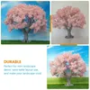 Decorative Flowers Model Tree Plant Fake Sand Table Green Landscape Mini Iron Wire Miniature Ornaments Artificial Baby