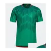 Soccer Jerseys 2024 Mexico Chicharito Mens 22 23 H. Lozano A. Guardado Home Away Training Wear R. Jimenez National Team Football Shi Otegi