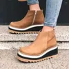 Boot 781 Women's Walking Shoes Platform Wedges 2024 Winter Casual Fashion Shoe Plus Size 43 Ankel Boots for Women S 30951 s