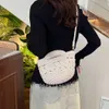 Projektant luksusowy modny torby na ramię koreańskie dzianinowe ręczne koszyk warzywny torebka damska 2024 Nowy wszechstronny zachodni styl jedno ramieniem crossbody torebka damska