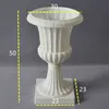 Vaso di plastica bianca Fase di nozze Vaso grande Decorazione Arredamento per la casa Giardino Balcone Cortile Ornamenti per vasi di fiori