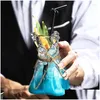 Kieliszki do wina luksusowy nieregularny przezroczysty kieliszek wazon powieść wystawę projektant ozdoby hydroponiki sztuka urządzenia kwiatowe B03E DRO OYDM