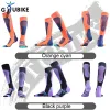 Chaussettes gtubike longs chaussettes de tube hiver femmes femmes confortables à la froide épaisse épaisse élastique chaude ski sportif extérieur bas