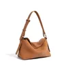 Totes Spring Women Tygväskor äkta läder Underarm Bag Female Luxury Crossbody All-Match Girls Vackra handväskor plånböcker