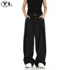 High Street Loose Suit Pant Man Spring Summer Ventilate Wide Leg Pants Woman Harajuku Fi Straight Casual Sport Trousers New J4l6#