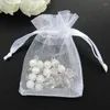 Party Favor 20 PCs Dop Akryl Rosary Beads Mini Rosaries Angel med Organza Bags för First Communion Favors