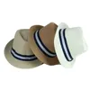 Wide Brim Hats Bucket Hats New Summer Fedora Mens Hat Elegant Retro Womens White Beige Brim Top Jazz Beach Unisex Classic Hat J240325