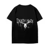 Anime Animazione Death Note Night God Moon Abbigliamento T-shirt ampia girocollo a maniche corte da uomo