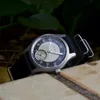 Baltany Tuxedo Retro Watch S2027 Quartz 36mm Sub Second Mini Jaren 1960 Jurk Roestvrij Staal Lumin Lederen Band Horloges 240315