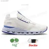 Chaussures suisses Designer Running Cloud Shoes Hommes Baskets de sport Forme Rose Blanc Rose Noir Original Clouds Runners Jogging