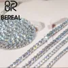 Hurtownia VVS Czarna różowa moissanite Diamond Sier lub 10K 14K 3 mm łańcuch tenisowy Naszyjnik