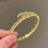 2024 Bracelet Designer Women Top Quality Bangle Snake Bone Full Diamond Bracelet Female Classic Silver Diamond Open Bracelet Female Versatileq cruciani bracelets