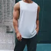 Ny Sport Running Men's Tank Top Quick-Torking Sleevel Training O Neck T-shirt Men Basketball Gym Fitn Bodybuilding Vest N2ll#