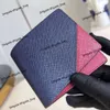 Borsa di design di fascia alta Portafoglio maschile di alta qualità in pelle vera e propria portafoglio corto in vera fioctoni con slot di carte multipli e portafoglio tasca tasche in contanti di grandi dimensioni