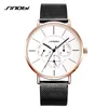 Mulheres elegantes de Sinobi assiste a Golden Case Milan Mesh Casual Ladies Quartz Assista Presente Calendário de Relógio de Relógio Feminino275y