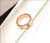 With Side Stones ZOEBER Classic Stainless Steel Screw Rings Rose Gold Silver Filled Wedding Ring For Men Women Engagement Male Female