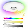 Plafoniere RGB Decorazione domestica Luce Controllo APP Smart Remote compatibile con Bluetooth 2800K-6500K per la camera dei bambini