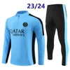 2023 2024 PSGes Herren Kinder-Fußball-Trainingsanzug Langarm 23 24 Paris Man Kinder-Fußball-Trainingsanzüge Trainingsanzug-Kits Survêtement Foot Chandal Futbol FAN PLAYER VERSION