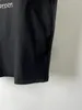 24SS 초기 봄 남자 데님 셔츠 반바지 이탈리아 파리 남성 여성 하이 스트리트 패션 짧은 소매 OS 티셔츠 여름 통기성 티 ZB0325