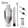 Barwerkzeuge Upors Edelstahl Cocktail Shaker Mixer Wein Martini Boston für Barkeeper Drink Party 550 ml 750 ml 231205 Drop Lieferung Ho Otul9