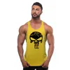 Gym deltoid ny fi cott ärm skjortor tank top män fitn skjorta singlet bodybuilding träning gym väst fitn män g3vq#