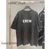 Fashion Couples balencigs t shirts T-shirts Men Summer Crew Letter Printed Short Sleeved b Home T-shirt Loose for and Women 7PH0 M4HC