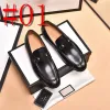 2024 novo 39Model 2024 Top Quality Mens Designer Dress Shoes Mocassins Formais Sapatos de Couro Masculino Camurça Homens Casamento Homem Luxo Trabalho Social Business Mocassins Tamanho 38-46