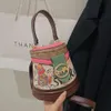 Store Wholesale Designer Shoulder Bag Ladies 2024 New Fashion Doodle Bucket Bag Multi-functional Fashion Senior Sense Single Shoulder Crossbody Bag