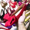 Lägenheter vår/hösten 2023 Nya plattskor Kvinnor Mocken ButterflyKnot Women Shoes Large Size Red Wedding Shoes 44 45 46 Mary Jane Shoes