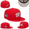 Unisexe en gros Nationals Snapbacks Sox Baseball Designer Luxury Fitted Caps Lettre de taille Chapeau