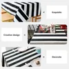 Table Cloth 2 Pcs Striped Tablecloth Tablecloths Birthday Party Decorations Covers Beach Picnic Plastic Mats