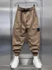 男性韓国のカジュアルカーゴパンツハーレムメンズニューバギーストリートウェア高品質のデザイナーブランドスウェットパンツズボンfi衣類r0vh＃