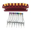 Schroevendraaier Watchmakers Screwdrivers Set 8 Pieces Watch Repair Tool Precision Screwdriver with Red Metal Holder Watch Repair Tool 85AC