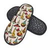 Slippers Sexy Mushroom Men Women Furry Warm Special Home Pantoufle Homme