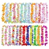 Decoratieve Bloemen 50 stks/pak Mode Zijden Doek Strand Kunstmatige Leis Krans Lichtgewicht Garland Ketting Party Decor Ornamenten Opknoping