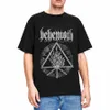 Mannen vrouwen Behemoth Furor Divinus Shirt Accories Black Metal Band Pure Cott Doek Vrije tijd Korte Mouw Crewneck T-shirt m2zL #