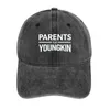 Baskar Föräldrar för Youngkin Cowboy Hat Custom Ball Cap Men Caps Kvinnor