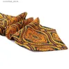 Neck Ties Neck Ties Yellow Paisley Men Cashew Tie Wedding Formal Cravat Ascot Scrunch Self British Gentleman Polyester Soft Paisley Neck Tie Luxury Y240325