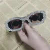 Sunglasses 2024 Square Sun Glasses Female Outdoor Shopping Shades Diamond Driving Eyewear Retro Head Oval