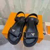 Designer Womens Fashion Sandals tofflor Kvinnor Slides Sexiga Sandaler Mens Luxurys Designers Real Leather Platform Sandal Flats Old Shoes Ladies Beach 35-45