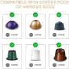 Outils Porte-capsules à café Décor Tasse à café Panier Porte-capsules anti-poussière en plastique pour la maison Café Hôtel Ornement Nespresso Pods