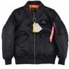 Ny Alpha Martin Winter CWU-45P Apollo Bomber Pilot Coat Men Militär taktisk jacka Varsity Baseball Windbreaker Ytterkläder V8ZL#