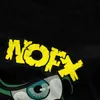 Humor NOFX 1994 T-Shirt Homens Mulheres Crew Neck Cott Punk Rock Band Manga Curta Camiseta Gift Idea Tops 93Qo #