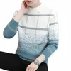 inverno plaid visone Cmere maglione uomo mezzo dolcevita uomo maglioni di alta qualità pull homme spessore caldo pullover uomo k6tq #