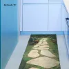 Adesivi Adesivo per pavimento stradale in pietra Adesivo rimovibile impermeabile antiscivolo Murale Decalcomania da muro Adesivo decorativo per la casa, soggiorno, camera da letto