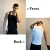 Casual heren Tank Top Gym Kleding Man Sleevel Shirt Zomer Bodybuilding Vest Gym Fitn Spier Singlet Kleding T-shirt Hot 56up #