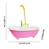 Baignoire automatique pour perroquets, baignoire pour oiseaux, mangeoire de douche pour perroquets, accessoires de bain d'oiseaux, jouets de baignoire, bol pour perroquets V7Y4